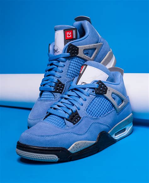 jordan 4 university blue men's